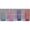 2016haonai well saled solid color items,tall spray glass cup